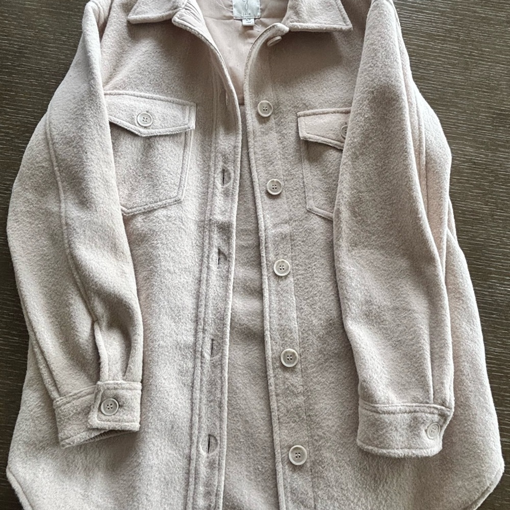 Joie Light Beige Fleece Jacket
